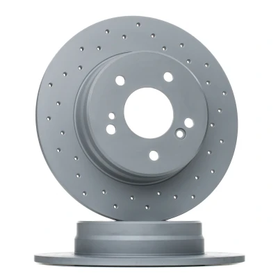 Abbildung von ZIMMERMANN SPORT COAT Z 400.1412.52 Bremsscheibe 278 9 7/5 5 112 voll, gelocht beschichtet MERCEDES BENZ: CLK Coupe, C Klasse Limousine