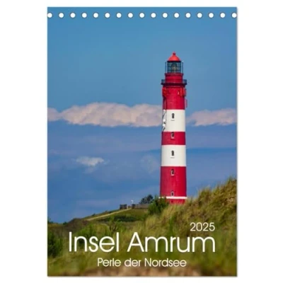 Abbildung von Insel Amrum (Tischkalender 2025 DIN A5 hoch), CALVENDO Monatskalender