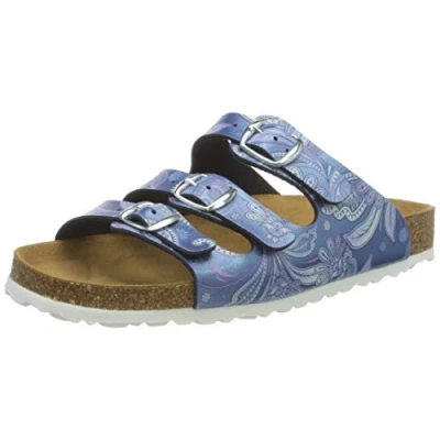Abbildung von Lico BIOLINE LADY Damen Hausschuh, blau, 36 EU