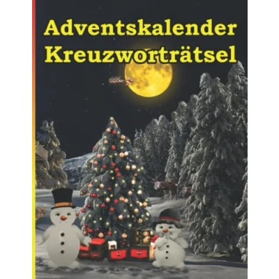 Abbildung von Adventskalender Kreuzworträtsel Senioren: zur Weihnachtszeit. Im Großdruck speziell für Senioren