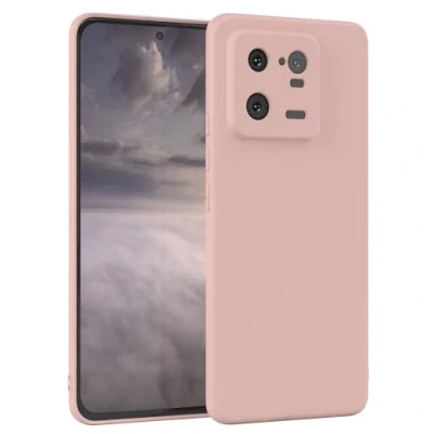 Abbildung von EAZY Case Silikonhülle für Xiaomi 13 Pro Hülle Silikon Altrosa weich stoßfeste Handyhülle Schutzhülle mit Kameraschutz Dünn Premium Schutz Cover TPU Phone Bumper in Pastell Rosa