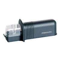 Abbildung von Fiskars Roll Sharp Messerschärfer mit Keramik Schleifstein, Essential, Kunststoff, Schwarz, 1065598