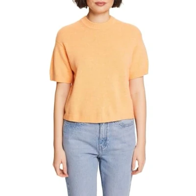 Abbildung von Esprit KURZÄRMLIGER Tshirt basic, Damen, Größe: XS, Pastel orange