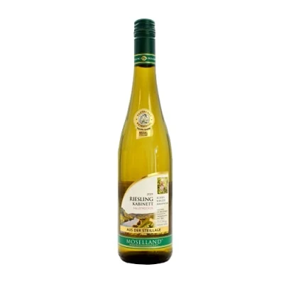 Abbildung von Moselland Riesling Kabinett Weißwein halbtrocken, 6er Pack (6 x 0.75 l)