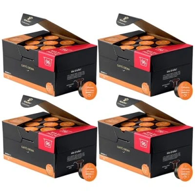 Abbildung von Tchibo Cafissimo Vorratsbox Caffè Crema vollmundig Kaffeekapseln, 384 Stück 4x 96 Kapseln (Kaffee, ausgewogen und vollmundig), nachhaltig &amp; fair gehandelt