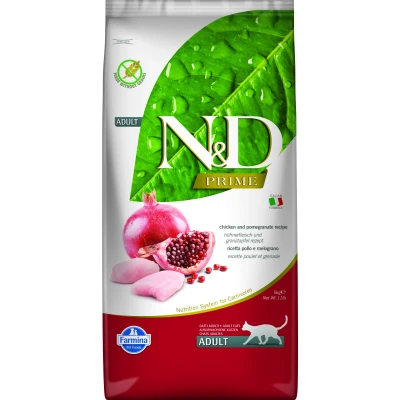 Abbildung von N&amp;D PRIME CAT Adult Huhn &amp; Granatapfel varianten 5 kg