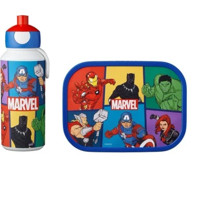 Abbildung von Mepal Lunch Set (Schulbecher &amp; Lunchbox) Campus Pop Up Avengers