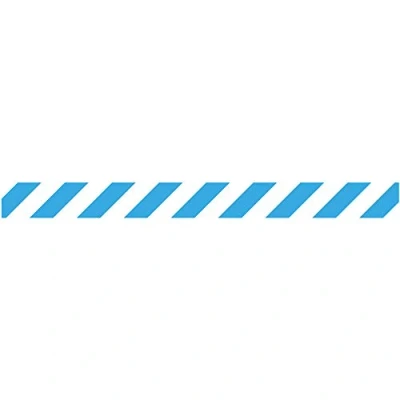 Abbildung von Tarifold Fr 197501 Haftband, Bodenmarkierung: blau/weiß 1000 x 90 mm&quot;Halten Sie Ihre Abstände/Sichtschutzline&quot;, Beutel 1 Stück