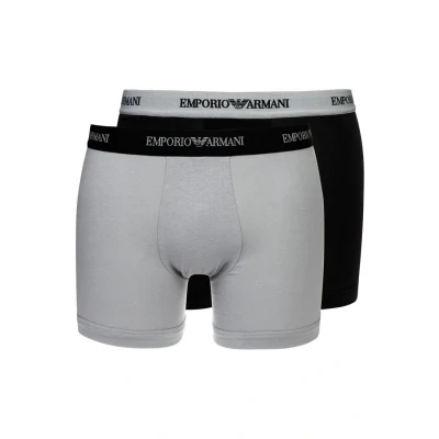 Abbildung von Emporio Armani 2 PACK Unterwäsche Set, Herren, Größe: Small, Grey/black
