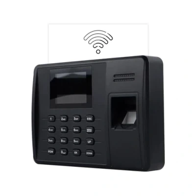 Abbildung von HDWR TimeClock 200NWEPI Zeiterfassung, WiFi, Web, P2P, bis zu 1000 Mitarbeiter, Fingerabdruckprüfung, RFID Karte, 12 V, USB, LAN
