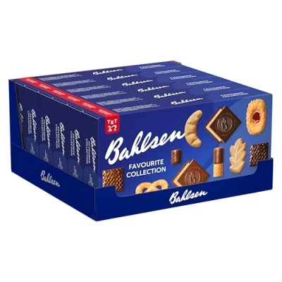 Abbildung von Bahlsen Hermann Collection 6er Pack Gebäck und Waffelmischung mit Vollmilchschokolade edelherber Schokolade (6 x 161 g / 966 g)