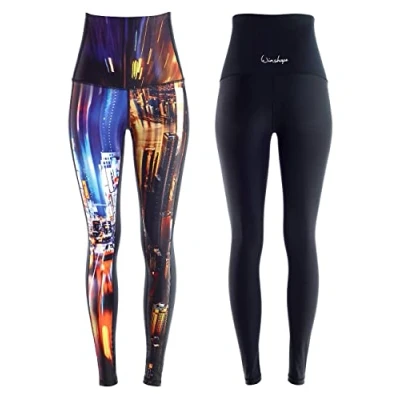 Abbildung von Winshape Functional Power HIGH Waist Leggings Hosen multicolored, Damen, Größe: XXL, Multi colored