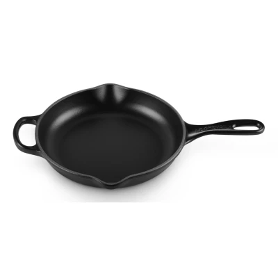 Abbildung von Le Creuset Runde Tiegel Bratpfanne 23 cm Mattschwarz