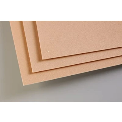 Abbildung von Clairefontaine 696012C Packung mit 5 Zeichenbögen Pastelmat, ideal für Trockentechniken und Pastell, DIN A3, 360g, Siena, 1 Pack