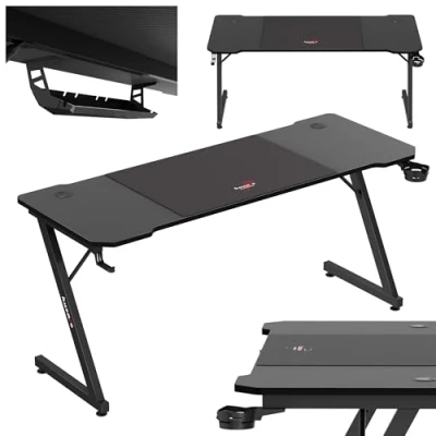 Abbildung von Huzaro Gaming Schreibtisch Hero 4.8 Schwarz