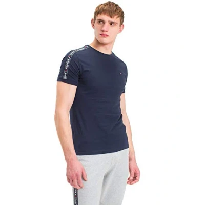 Abbildung von Tommy Hilfiger TEE Nachtwäsche Shirt, Herren, Größe: Small, Blue