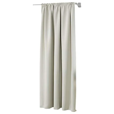 Abbildung von Woltu Gardine, (1 St), blickdicht, Blickdicht mit Kräuselband für Schiene, 250 g/m²