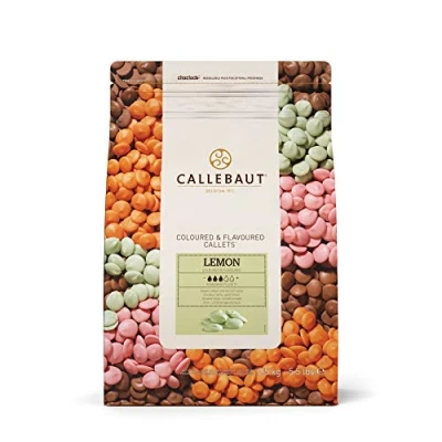 Abbildung von Callebaut Callets Lemon 2,5kg, Schokolade mit Zitronengeschmack, coloured &amp; flavoured chokolate