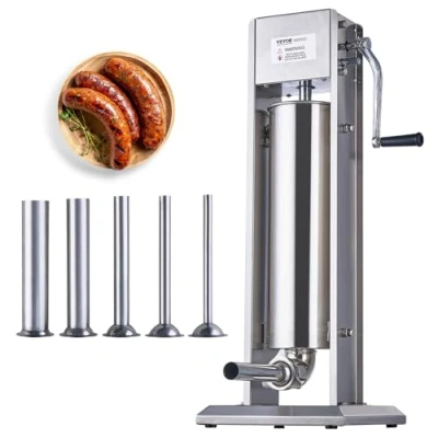 Abbildung von VEVOR 1A SS715 Wurstfüllmaschine, Edelstahl, Silber
