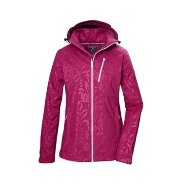 Abbildung von killtec Damen Softshelljacke/Outdoorjacke mit abzippbarer Kapuze KOS 122 WMN SFTSHLL JCKT FLORAL, beaujolais, 36, 42846 000
