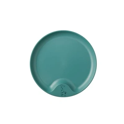 Abbildung von Mepal Kinderteller Mio Kleinkind Teller Kinder freundlicher Geschirr Mikrowellentauglich Spülmaschinentauglich BPA frei Deep turquoise