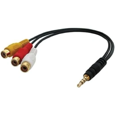 Abbildung von Lindy 35539 AV Adapterkabel mit 4 Segmenten und 3,5 mm Klinkenbuchse