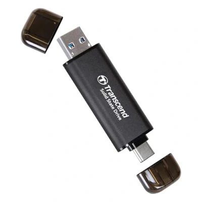 Abbildung von Transcend External SSD, ESD310C, USB 10Gbps, Type C/ABlack externe SSD