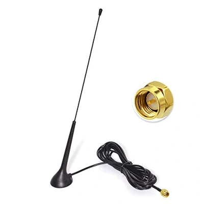 Abbildung von Eightwood DAB DAB+ Antenne Autoradio SMA (KFZ Magnetfußantenne) mit Extension Kabel RG174 300cm für Digitalradio Empfang Blaupunkt Beat TechniSat Pioneer Kenwood Alpine MEHRWEG
