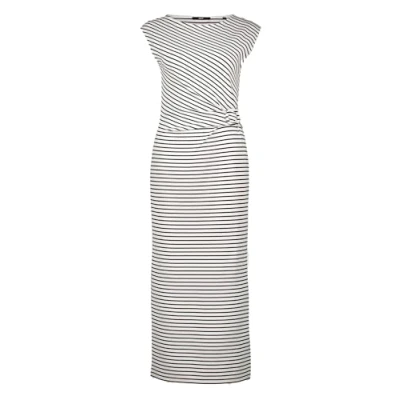 Abbildung von zero MIT Streifen Jerseykleid, Damen, Größe: 34, Creamdark blue