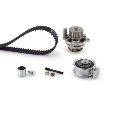 Abbildung von GATES KP35491XS 2 Wasserpumpe + Zahnriemensatz mit FleetRunner PowerBand VOLKSWAGEN: Passat B5 GP Variant, Limousine