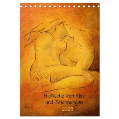 Abbildung von Erotische Gemälde und Zeichnungen 2025 (Tischkalender DIN A5 hoch), CALVENDO Monatskalender