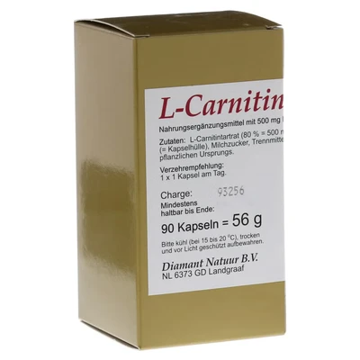 Abbildung von L carnitin 1x1 pro Tag Kapseln 90 St