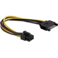 Abbildung von Strom Adapterkabel 15 Pin SATA &gt; 6 PCIe
