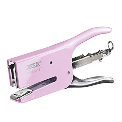 Abbildung von Rapid 5000493 Heftzange K1 (Metall, Heftleistung 50 Blatt, Heftklammerntyp 24) rosa