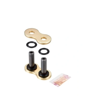 Abbildung von Kettenschloss DID Nietschloss ZJ gold/schwarz für Kette 525VX3 5/8 x 5/16 10,16