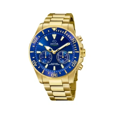 Abbildung von Jaguar Connected Kollektion Chronograph, Herren, Größe: One Size, Goldfarben