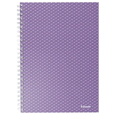 Abbildung von 4 x Esselte Collegeblock Colour&#039;Breeze A5 liniert 80 Blatt lavendel