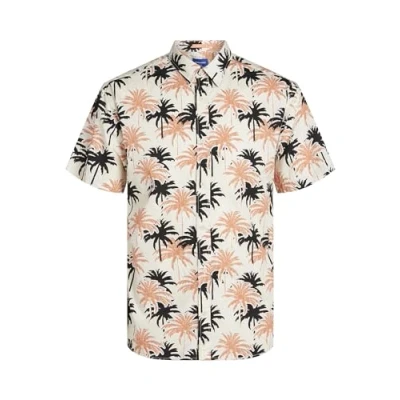Abbildung von Jack &amp; Jones Jorjoshua Aruba Hemd, Herren, Größe: Small, Buttercream