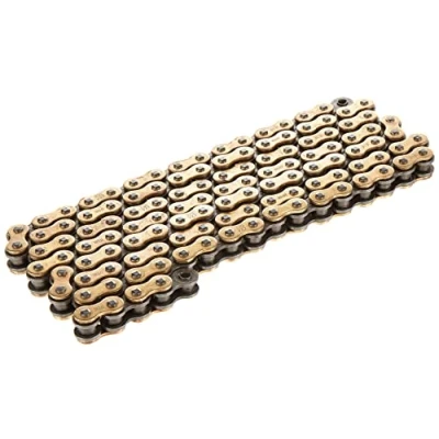 Abbildung von DID 520VX3 KETTE (Gold &amp; Schwarz) Länge: 120 Glieder mit Clip Verbindung (FJ)