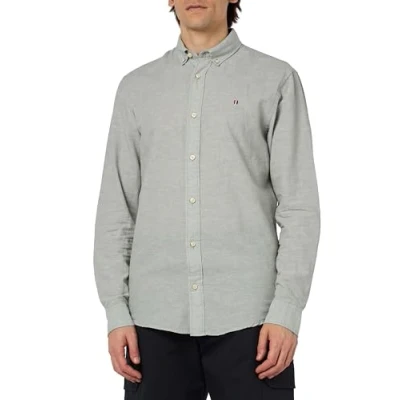 Abbildung von JACK&amp;JONES Herren JPRBLUSUMMER Shield Shirt L/S Langarmhemd, Lily Pad/Fit:Slim FIT, M