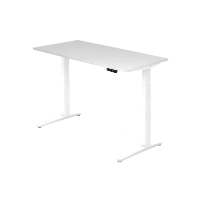 Abbildung von Hammerbacher Schreibtisch XBHM16 Weiß/Weiß