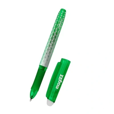 Abbildung von Online Radierstift magiXX Gelschreiber Grün mit 0,7mm Strichstärke I Tintenroller radierbar zum Schreibenlernen &amp; fürs Büro, Erasable Pen Set Radierbarer Kugelschreiber Studenten, Schüler