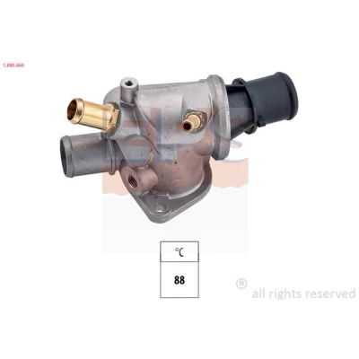 Abbildung von EPS 1.880.469 Kühlwasserthermostat 88 Made in Italy OE Equivalent mit Dichtung, Gewindeanschluss für Temperaturfühler FIAT: Stilo Schrägheck