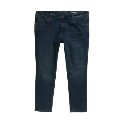 Abbildung von TOM Tailor Regular Jeans Relaxed Fit, Herren, Größe: 40x32, Dark stone blue black denim