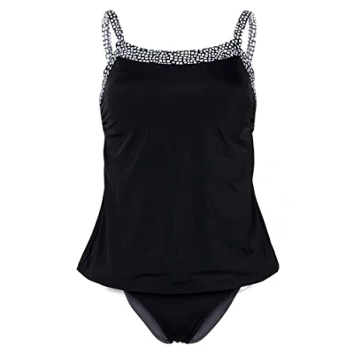 Abbildung von fashy Damen Tankini Set, Schwarz, 44 / C EU