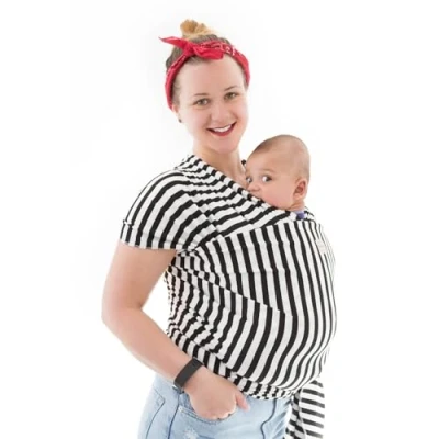 Abbildung von RYLOOBABY® Babytrage Tragetuch Baby Neugeboren Neugeborene ab Geburt Neugeborene, Kleinkinder Babytragetücher