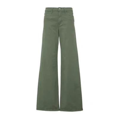 Abbildung von s.Oliver SURI WIDE LEG Flared Jeans, Damen, Größe: 38x30, Salbeigrün