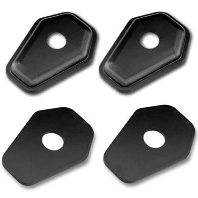 Abbildung von Germany Motorsports Motorrad Adapterplatten Blinker Platten für LED Miniblinker schwarz (Suzuki)