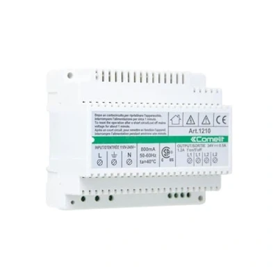 Abbildung von Comelit Group Netzgerät 1210 für Building Kit Türkommunikation 8023903304640