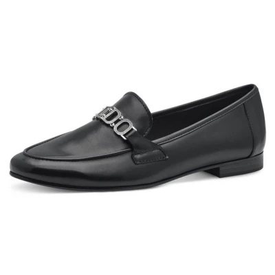 Abbildung von Marco Tozzi by Guido Maria Kretschmer Slipper, Damen, Größe: 40, Black nappa Leder